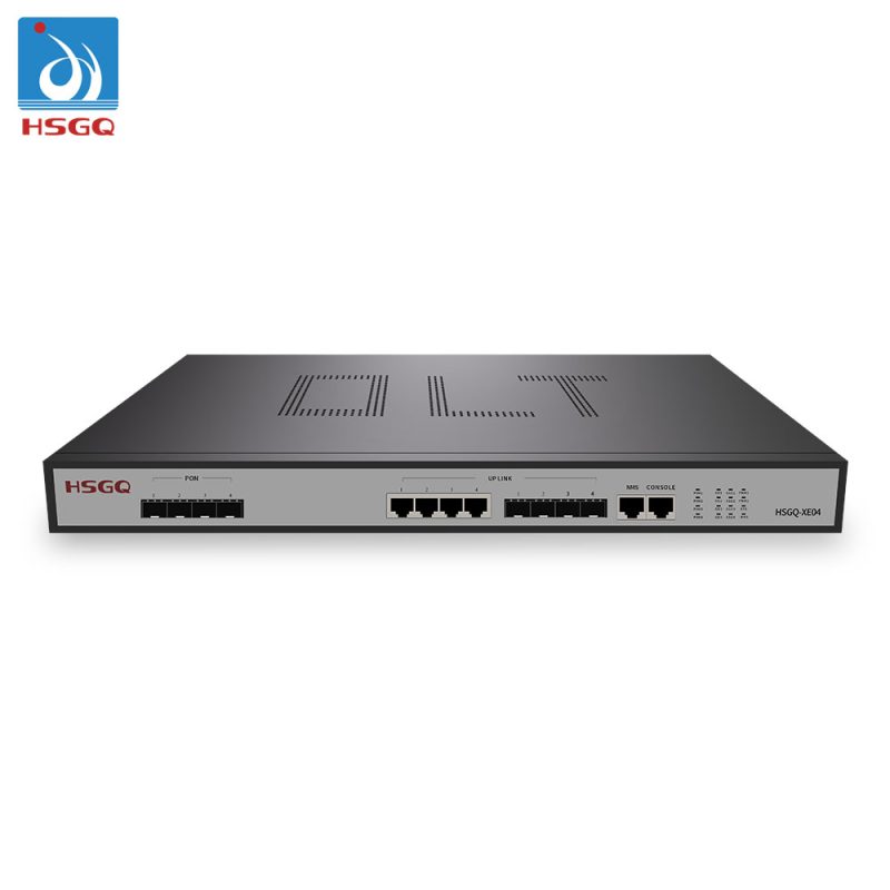 HSGQ 4 PON EPON OLT 10GE UPLINK W/O SFP