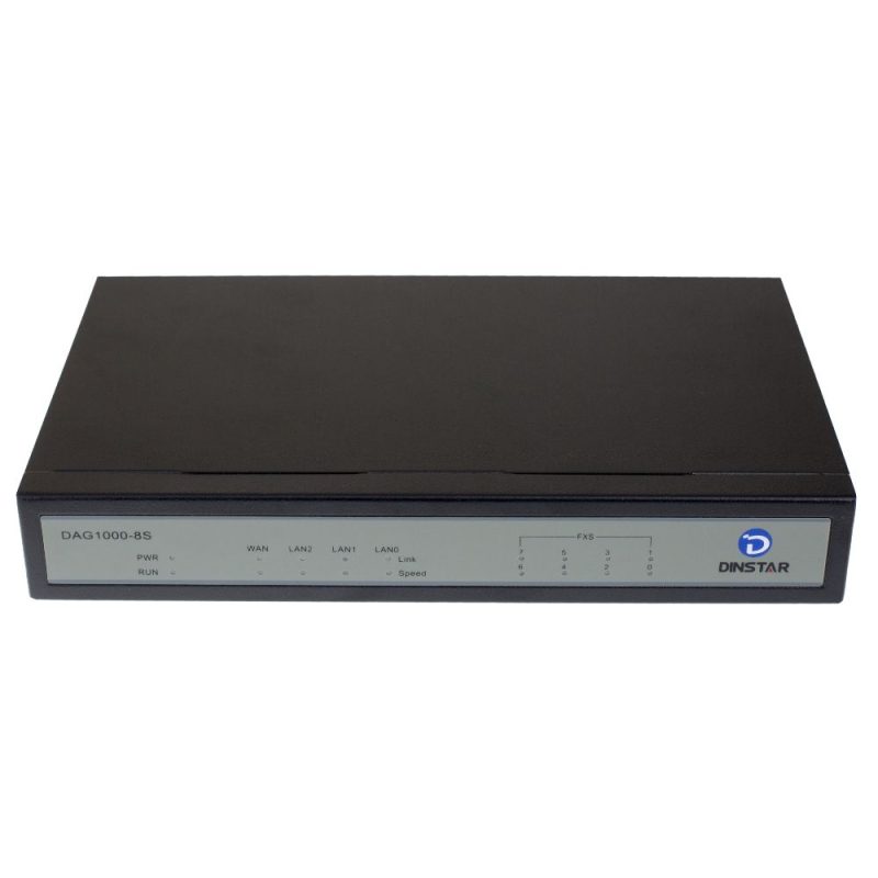 DINSTAR DAG1000-8S FXS Analog VoIP Gateway