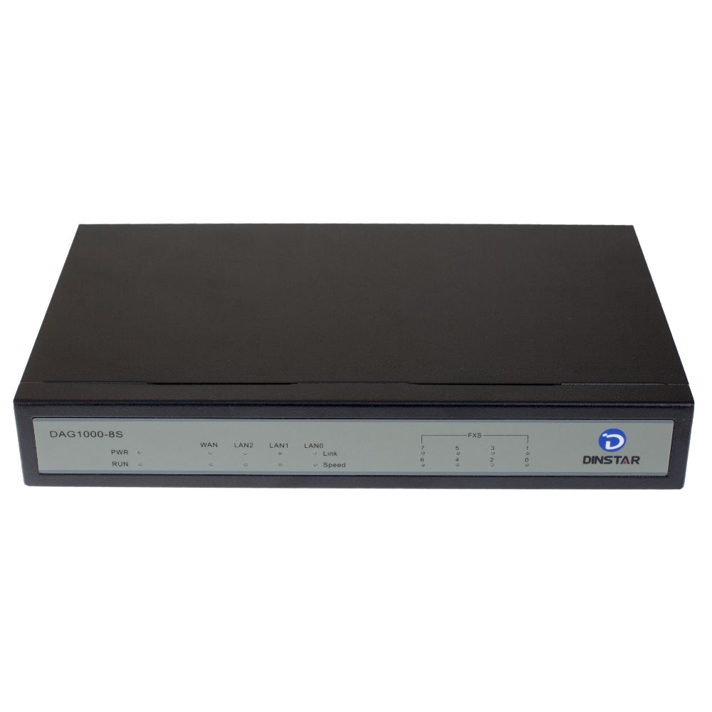 DINSTAR DAG1000-8S FXS Analog VoIP Gateway