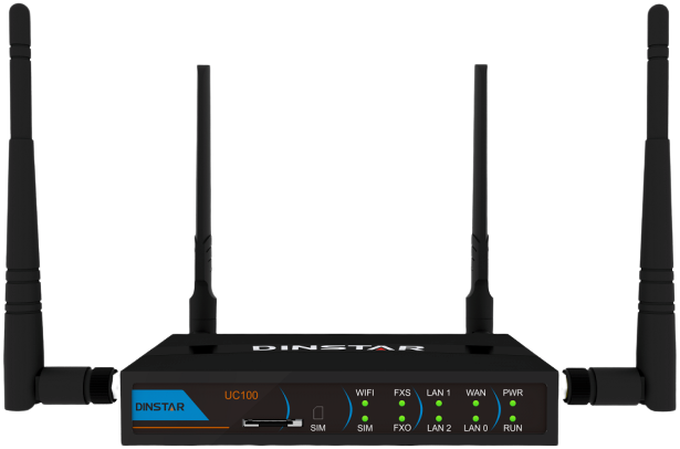 Dinstar UC100-1S1O VoIP Gateway with options