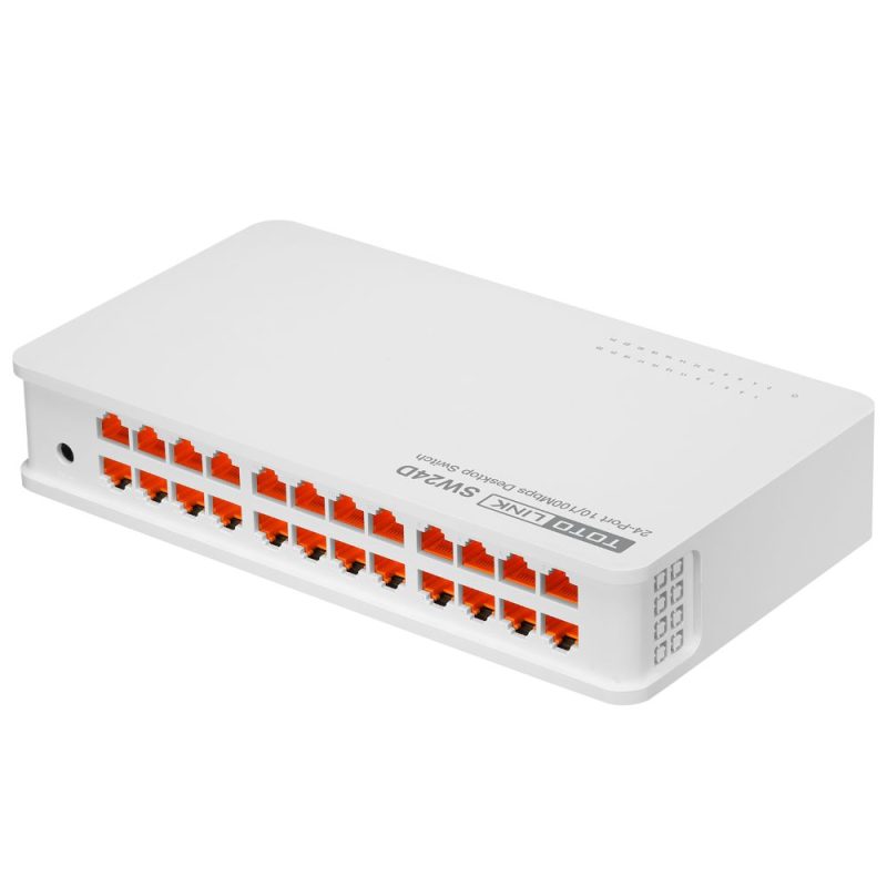 TOTOLINK 24-Port 10/100Mbps Desktop Switch