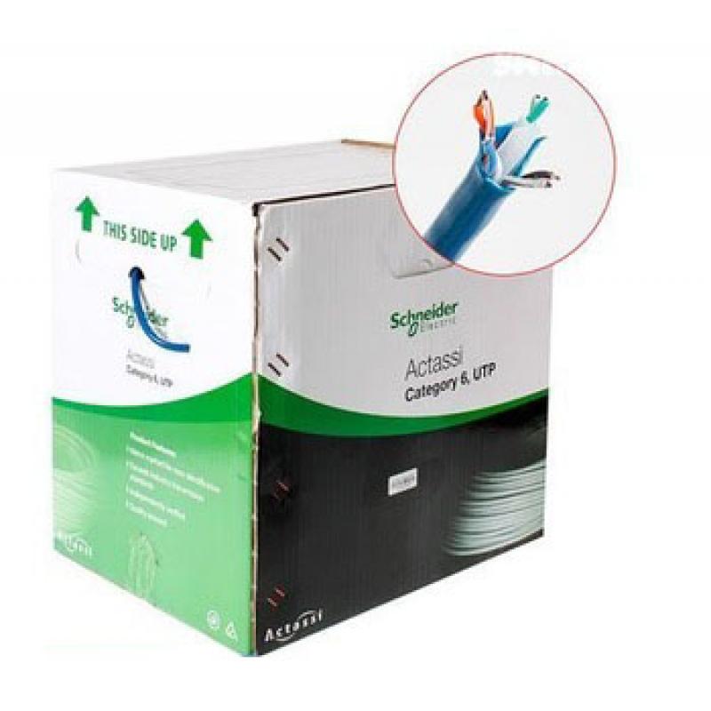 Schneider Actassi Cat6 UTP Unshield Cable Roll, 305M